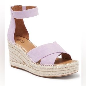Nordstrom Caroline Platform Wedge Espadrille Sandal Lavender